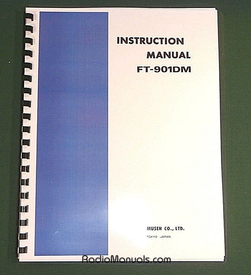 Yaesu FT-901DM Instruction Manual - Click Image to Close